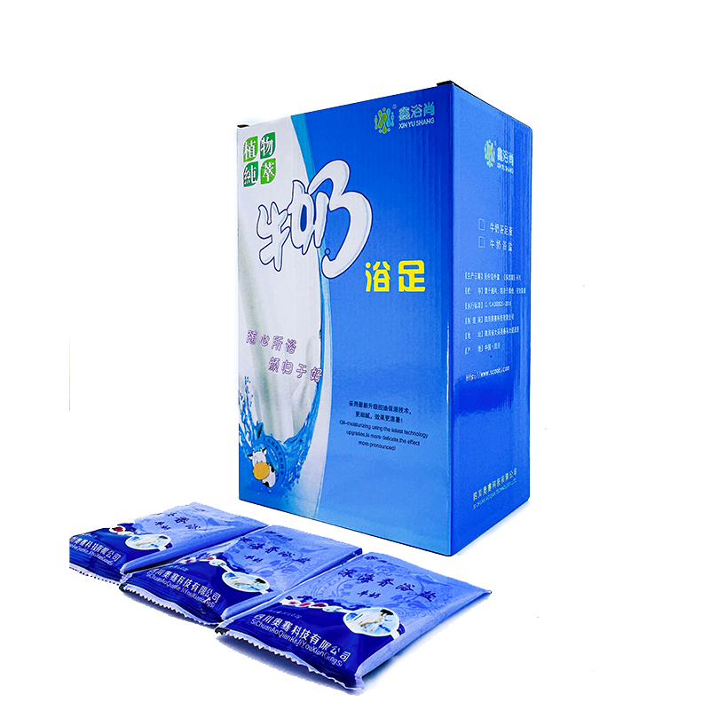 Milk foot bath (deep sea scented bath salt)